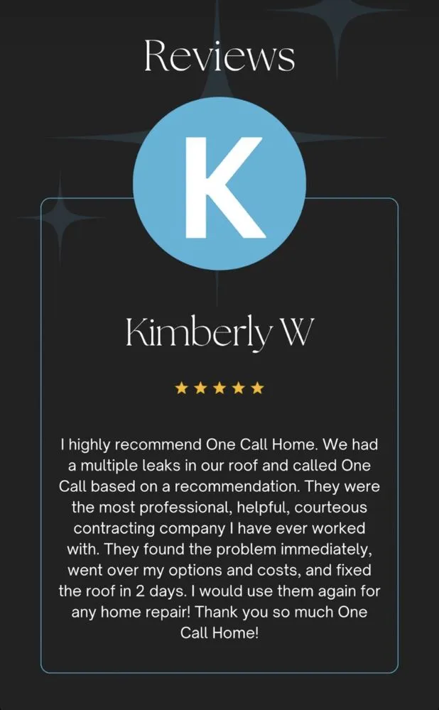 Slide of One Call Construction