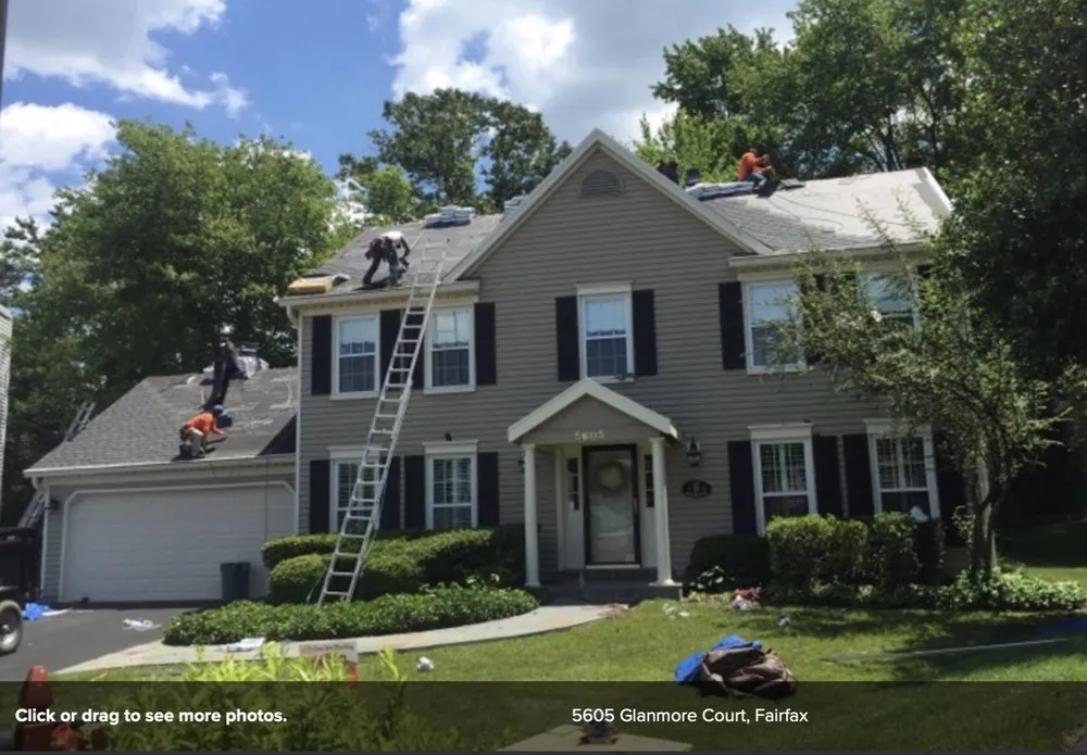 Slide of One Day Roofing