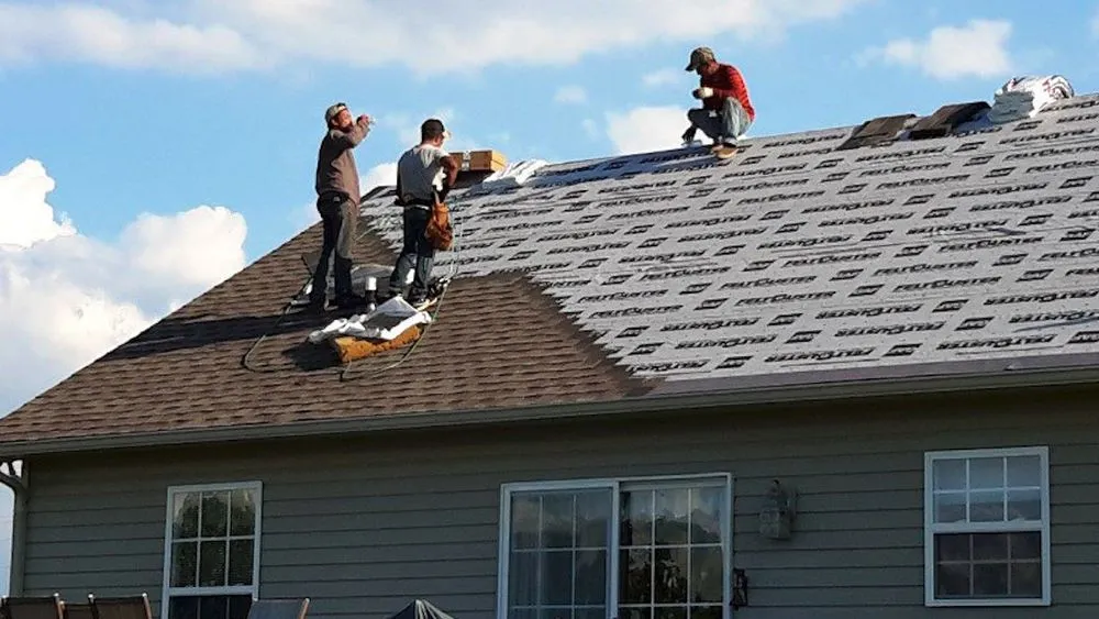 Slide of One Day Roofing