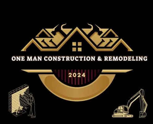 One Man Construction & Remodeling Logo