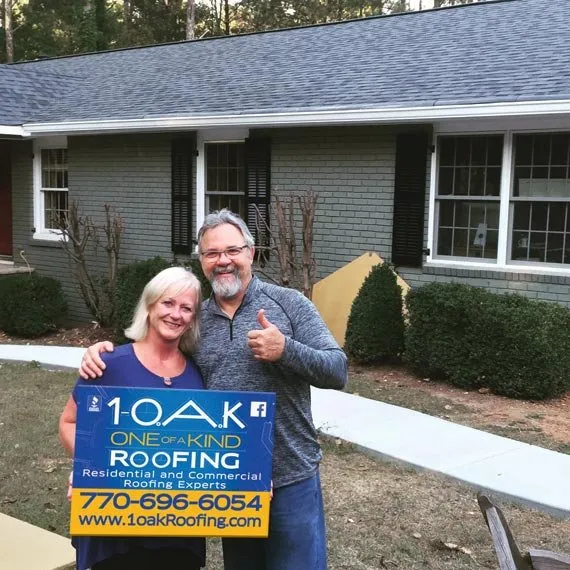 Slide of One of A Kind Kennesaw Roofers