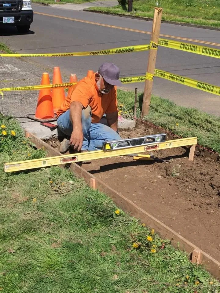 Slide of One Step Construction