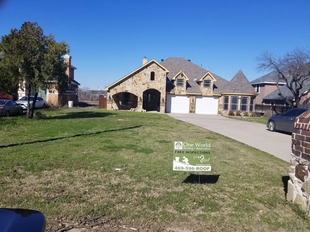 Slide of One World Roofing & Renovation