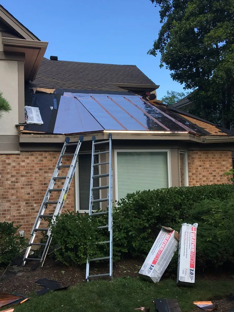 Slide of Optimal Copper Gutters & Roof