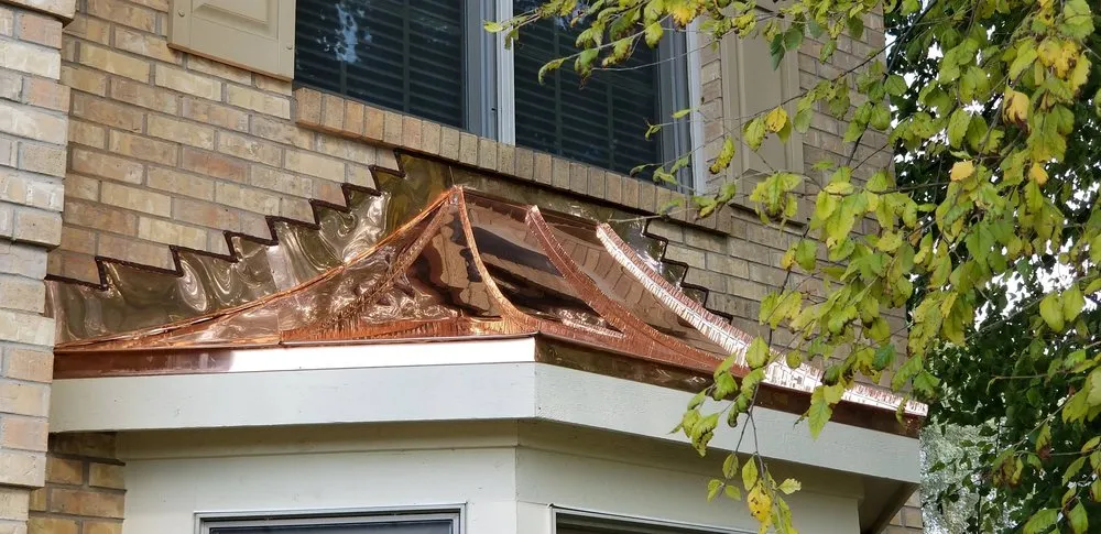 Slide of Optimal Copper Gutters & Roof