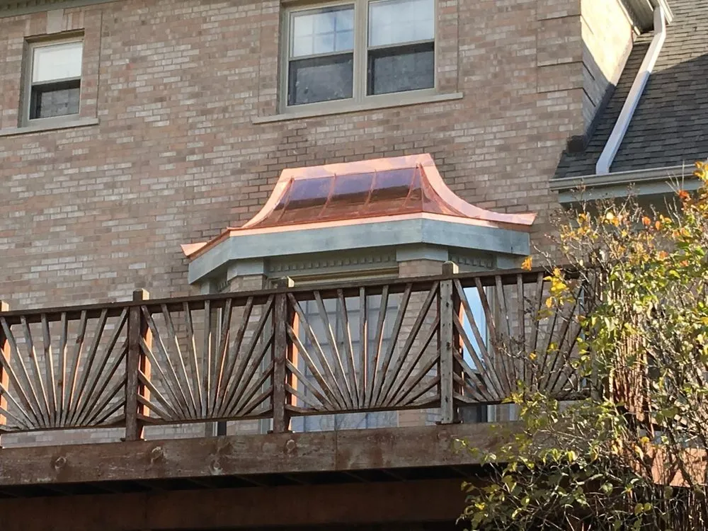 Slide of Optimal Copper Gutters & Roof