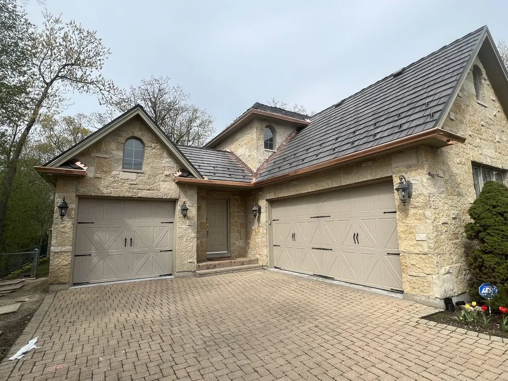 Slide of Optimal Copper Gutters & Roof