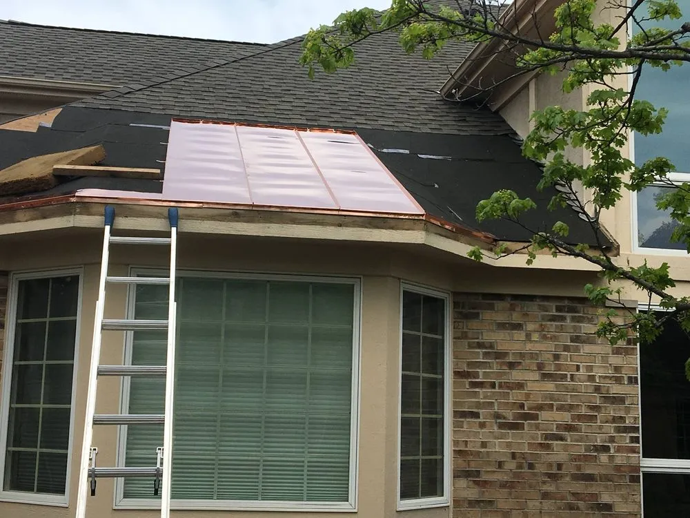 Slide of Optimal Copper Gutters & Roof