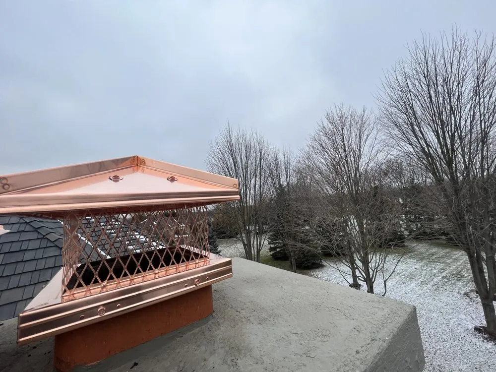 Slide of Optimal Copper Gutters & Roof