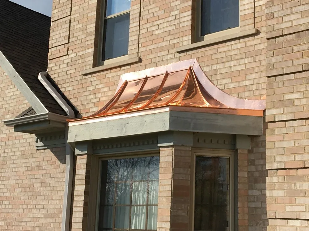 Slide of Optimal Copper Gutters & Roof