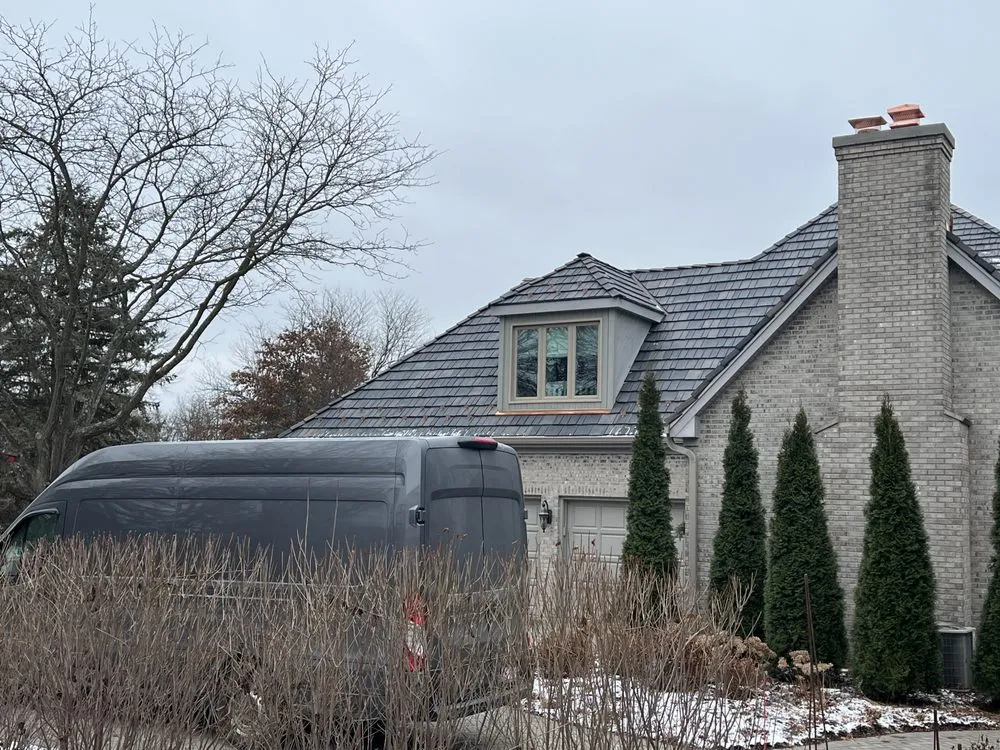 Slide of Optimal Copper Gutters & Roof