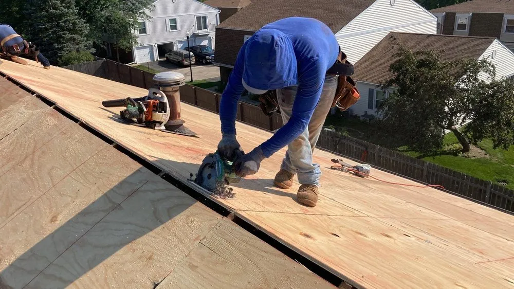 Slide of Optimal Solutions Roofing Construction