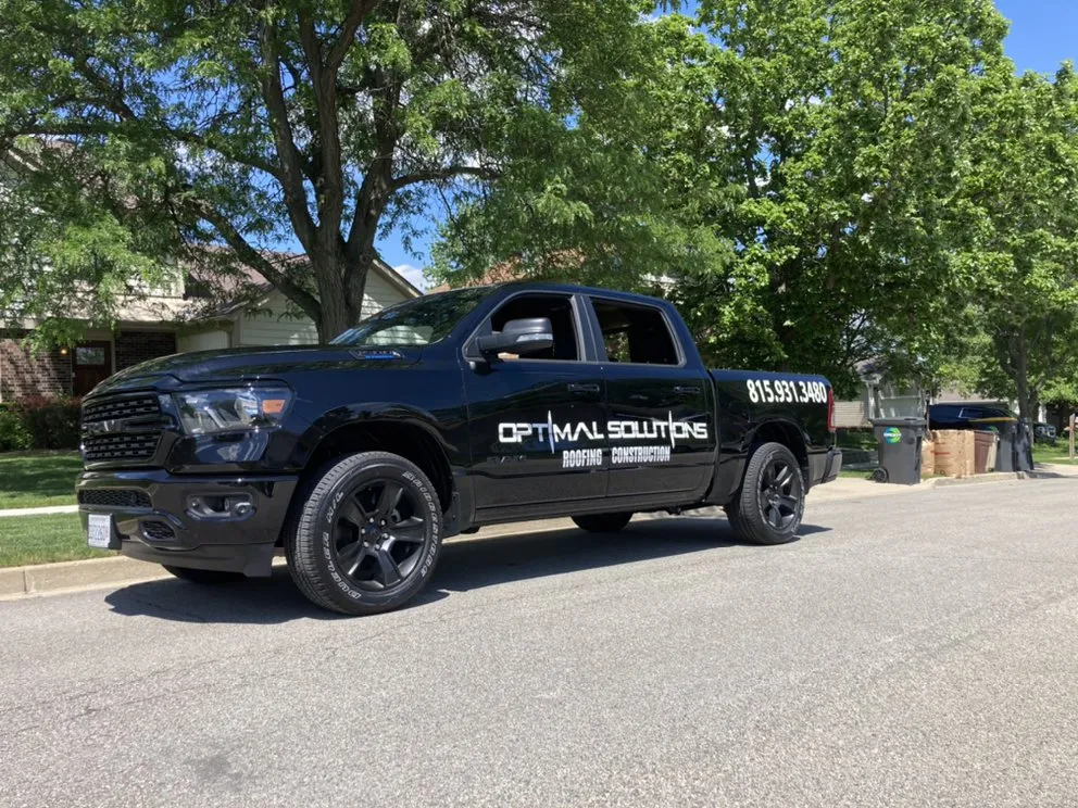 Slide of Optimal Solutions Roofing Construction