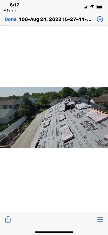 Slide of Optimal Solutions Roofing Construction