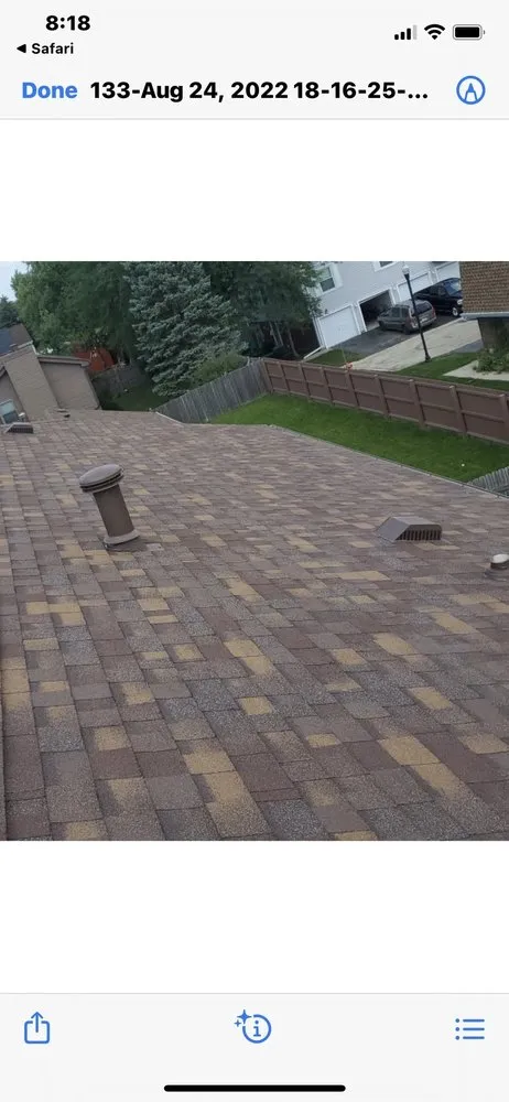 Slide of Optimal Solutions Roofing Construction