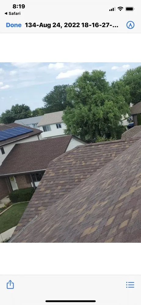 Slide of Optimal Solutions Roofing Construction