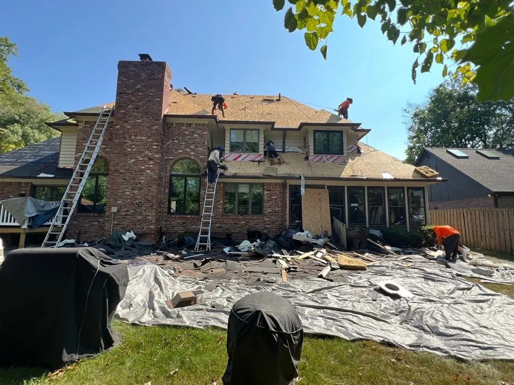 Local storm damage roof repair in Indianapolis city (balance), IN by Optimus Service and Solutions