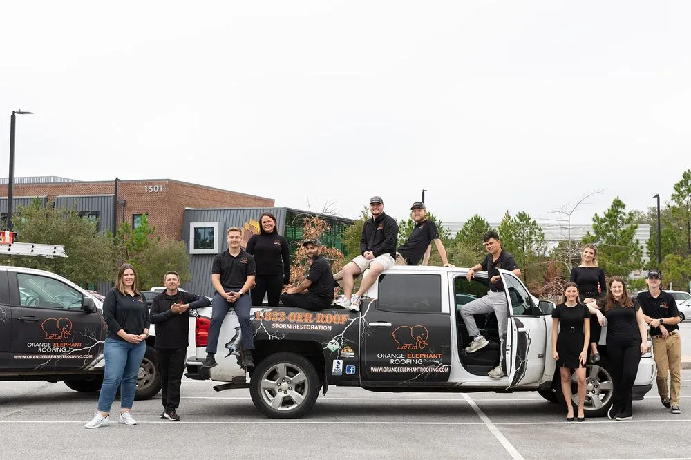Slide of Orange Elephant Roofing