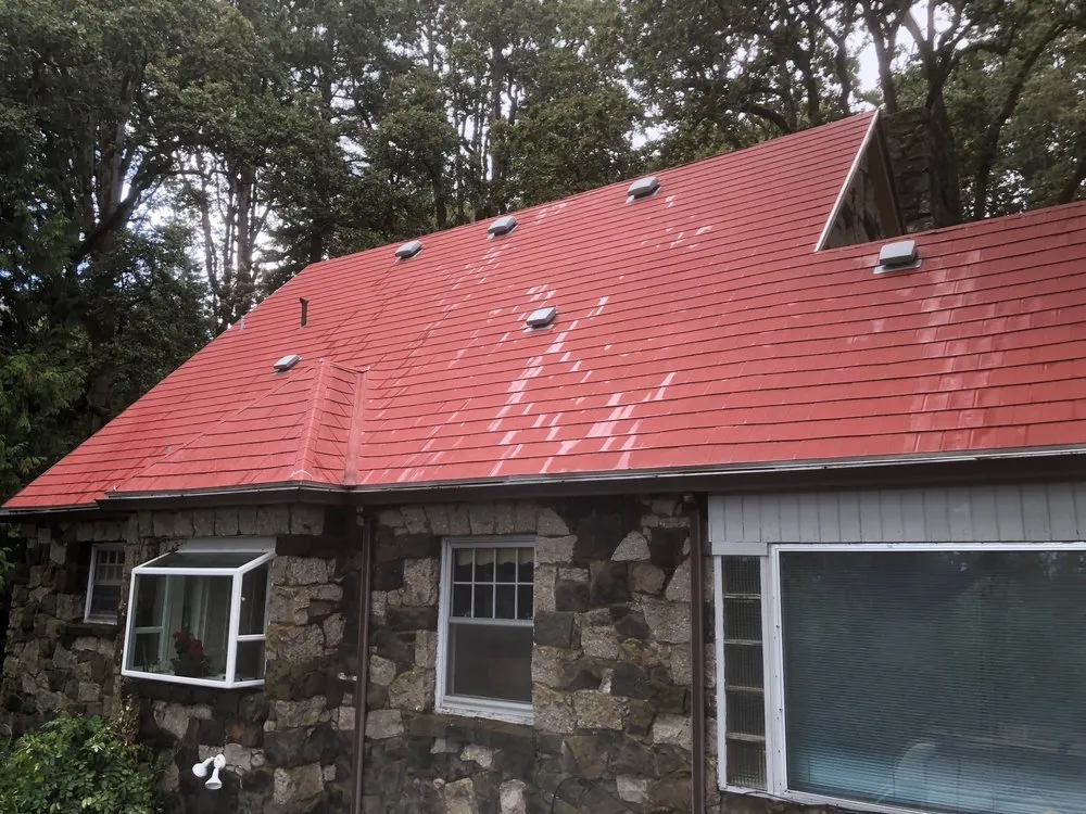 Slide of Oregon Roof Cleaning