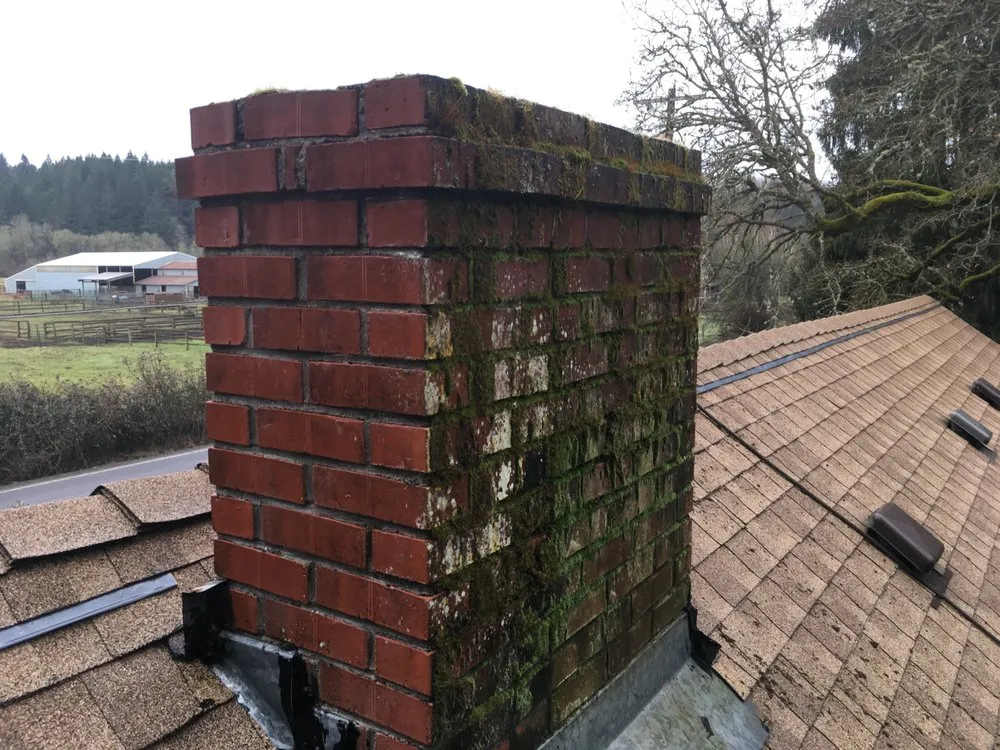 Slide of Oregon Roof Cleaning