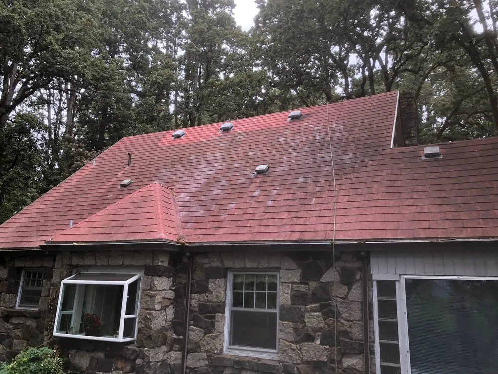 Slide of Oregon Roof Cleaning