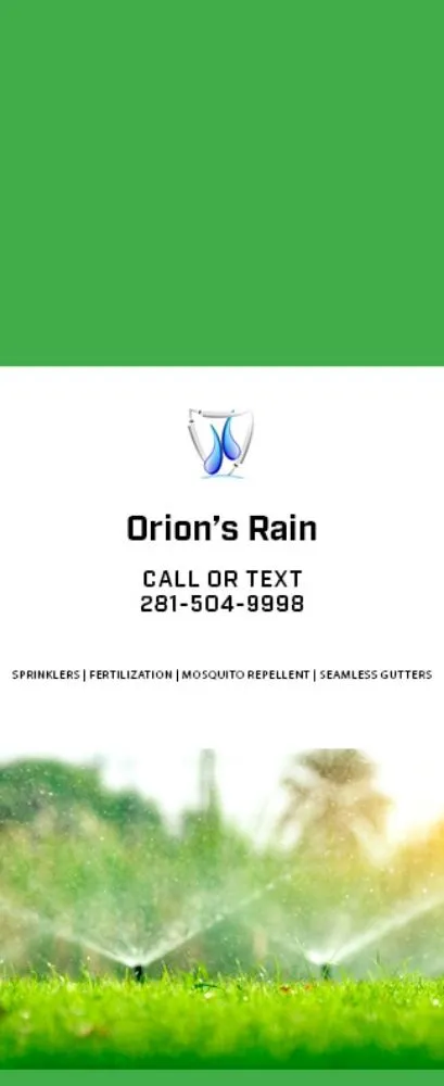 Slide of Orion's Rain