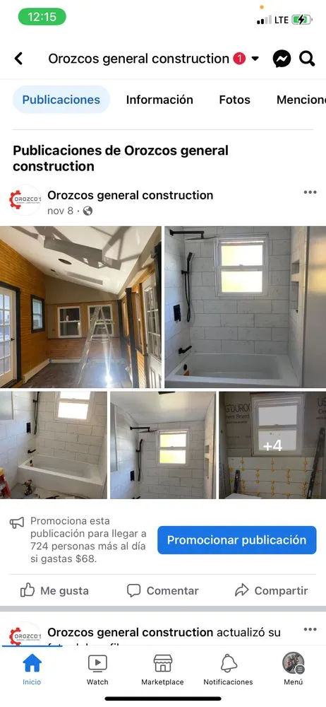 Slide of Orozcos General Costruction