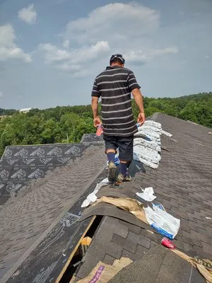 Ortez Brothers Roofing Logo