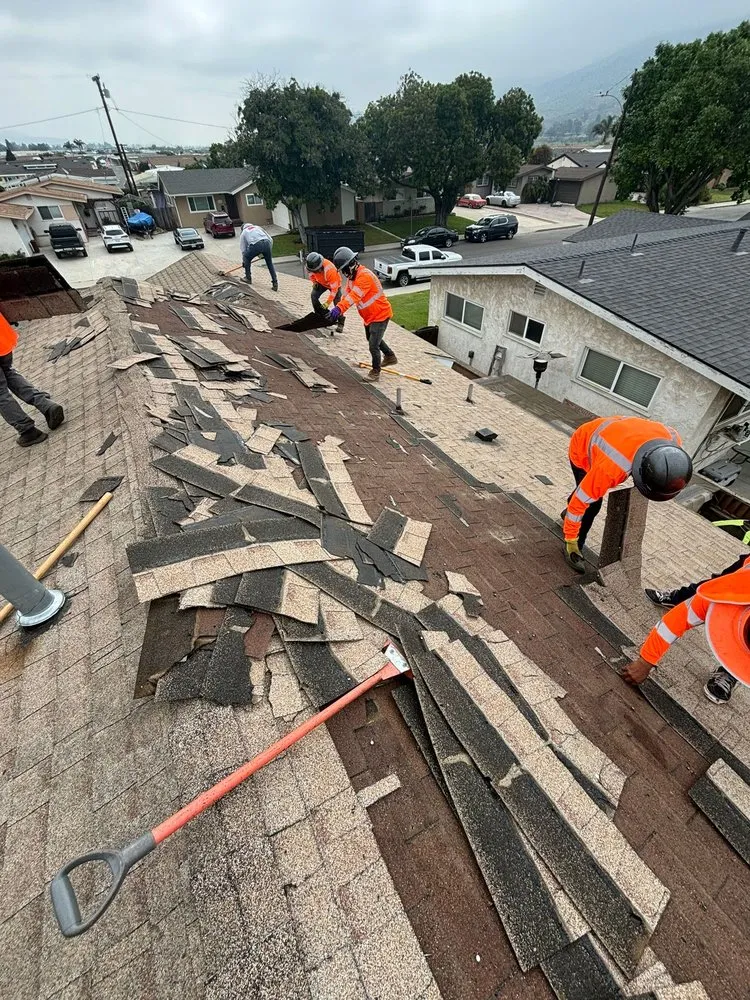 Licensed shingle roofing service for homes across Devore Heights, CA - Oscar & Rosa