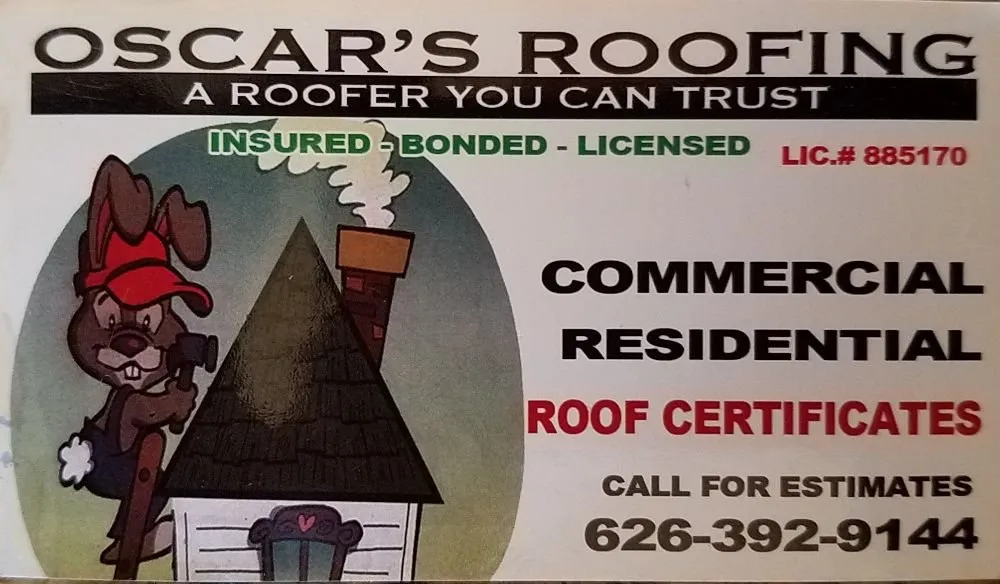 Slide of Oscar's Roofing