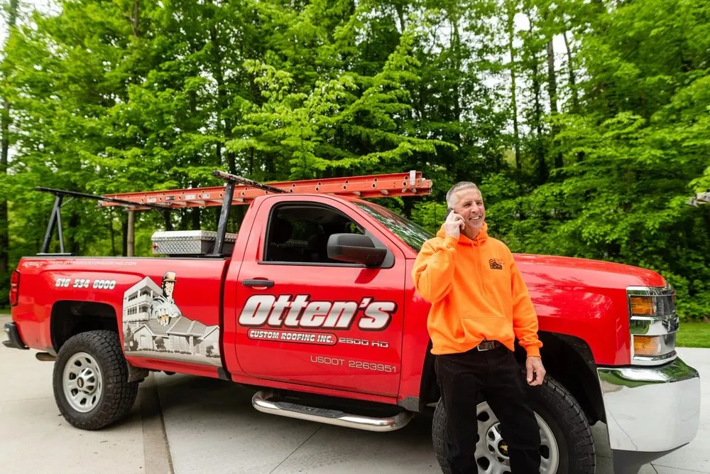 Slide of Otten's Custom Roofing