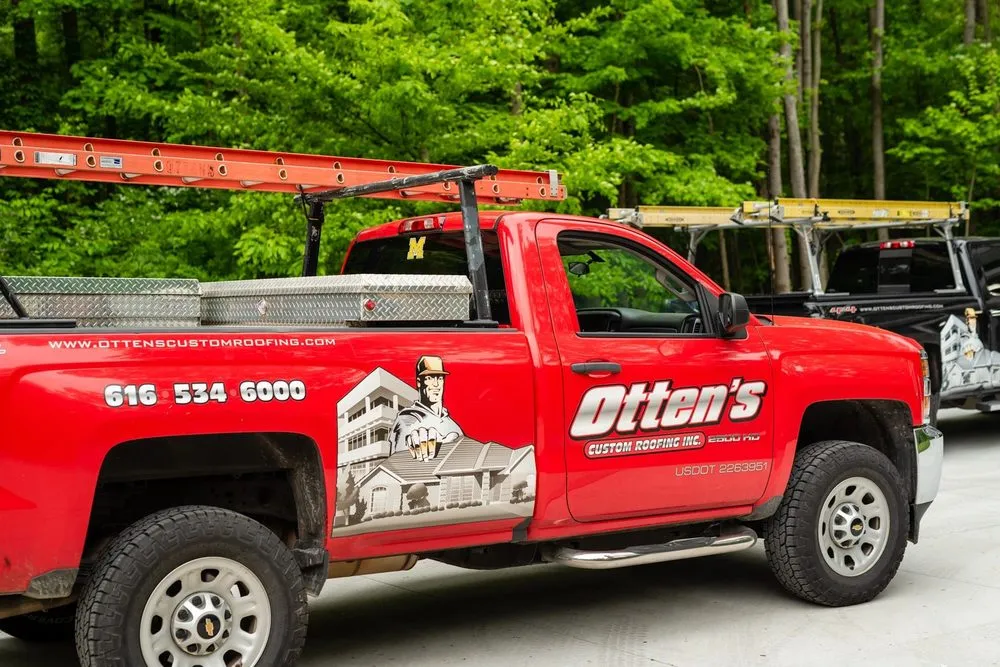 Slide of Otten's Custom Roofing