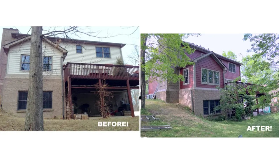 Slide of Our House Restoration