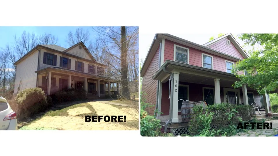 Slide of Our House Restoration