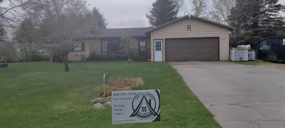 Emergency roof inspection after storm damage in Gowen, MI by Out & About Roofing