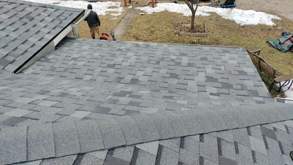 Local metal roofing installation for homes in Gowen, MI by Out & About Roofing