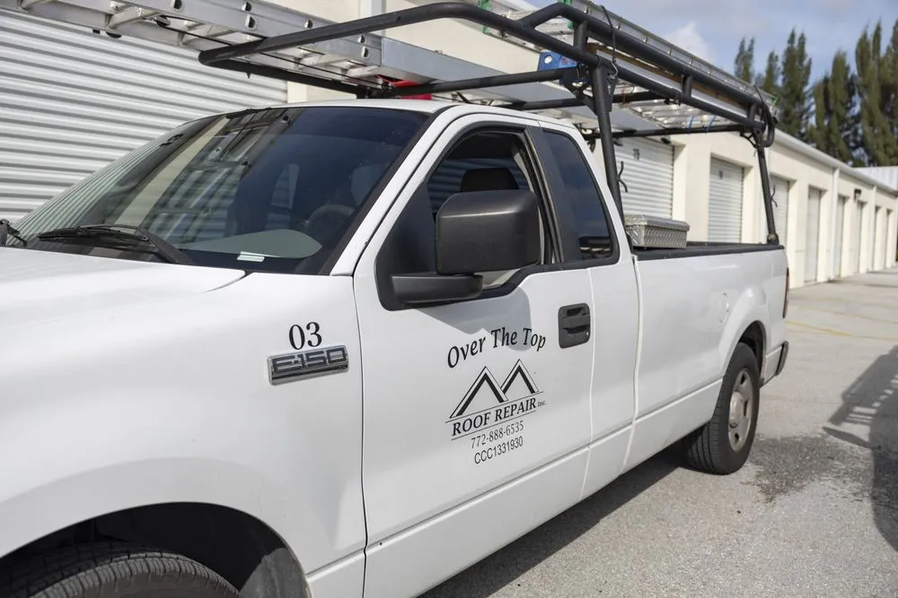 Slide of Over the Top Roof Repair