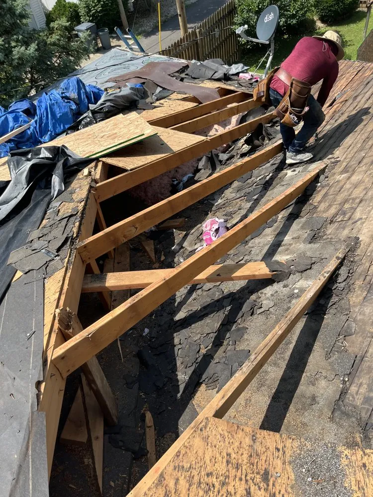 Slide of Overton Roofing