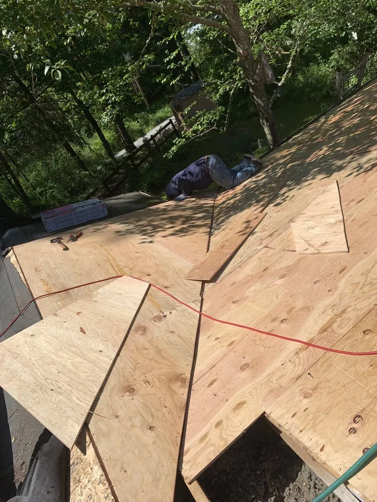 Slide of Owners roofing