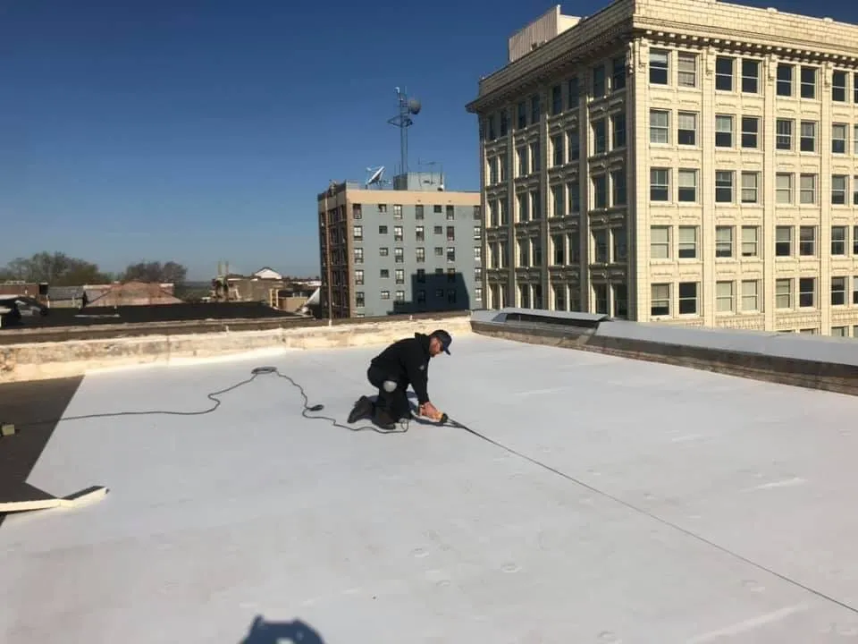 Slide of Owsley Roofing