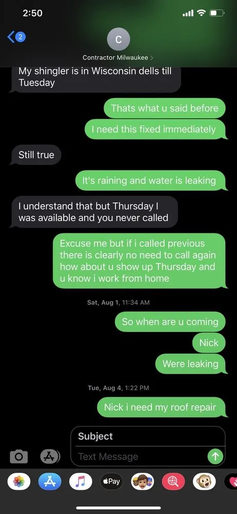 Slide of P & J Roofing