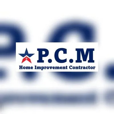P C M Home Improvement Contractor Logo
