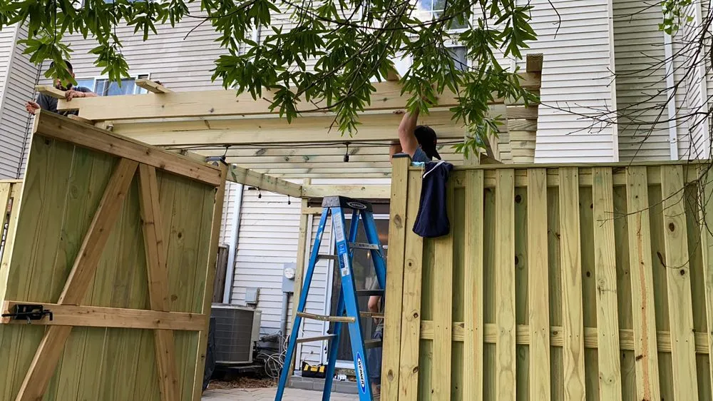 Slide of P e s Landscaping and construction