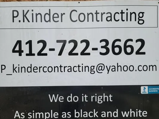 P Kinder Contracting