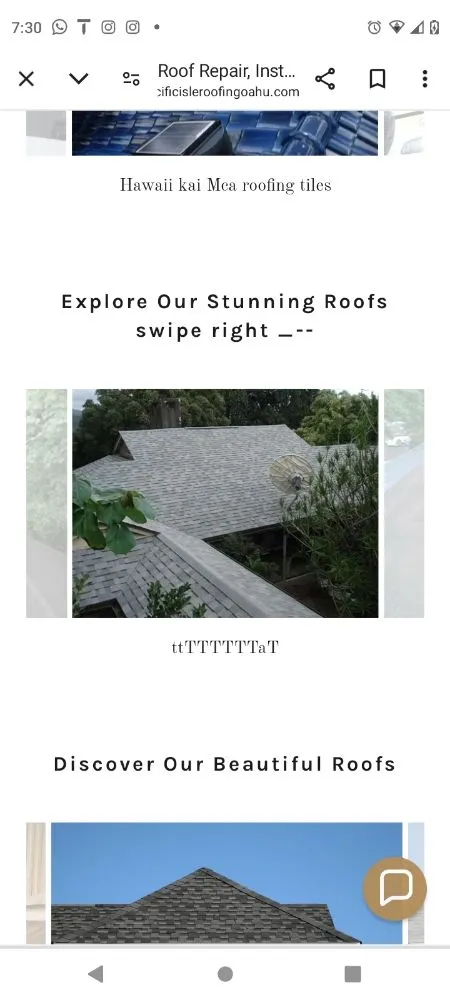 Slide of Pacific Isle Roofing