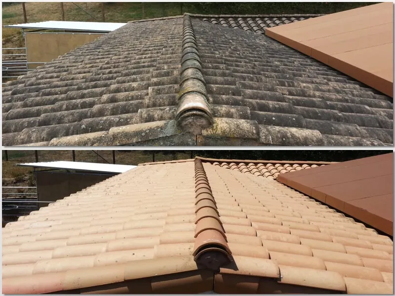Slide of Pacific Roof Cleaning