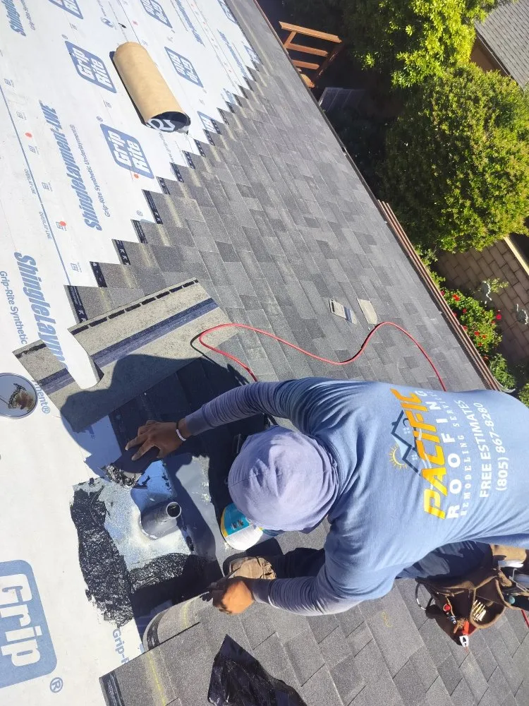 Slide of Pacific Roofing