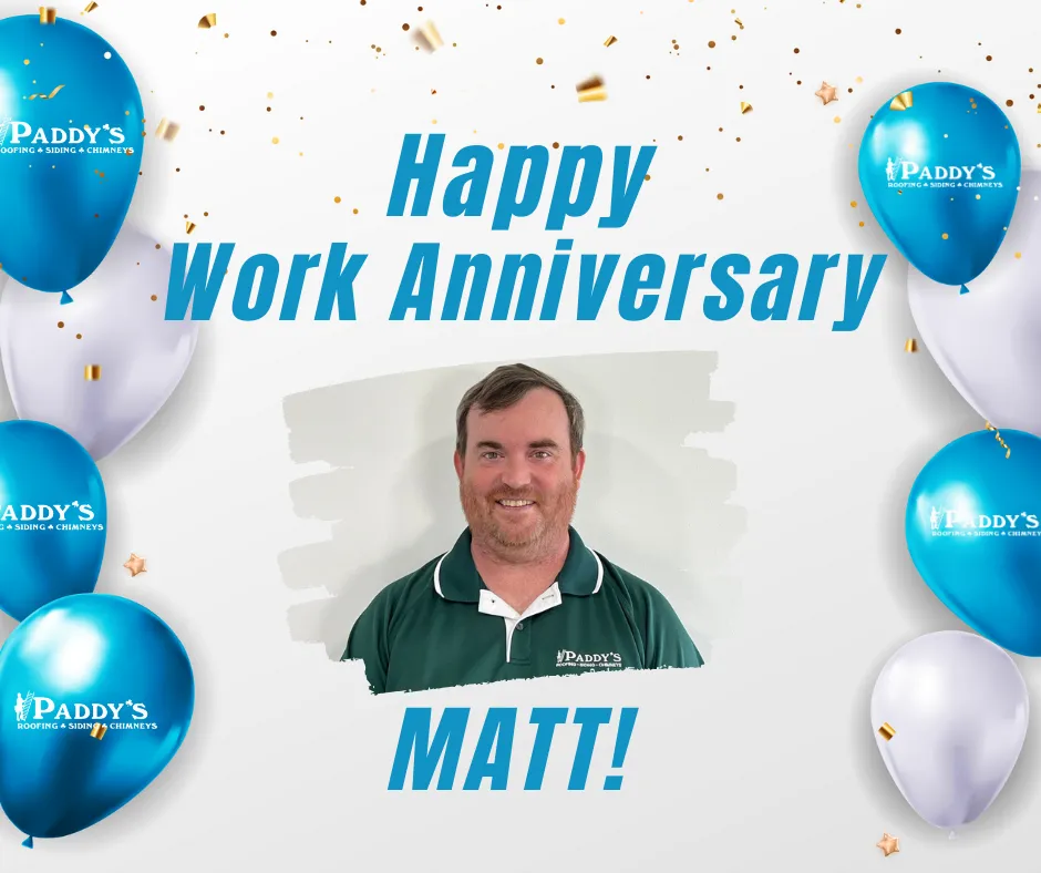 Slide of Paddy's Roofing, Siding, and Chimneys