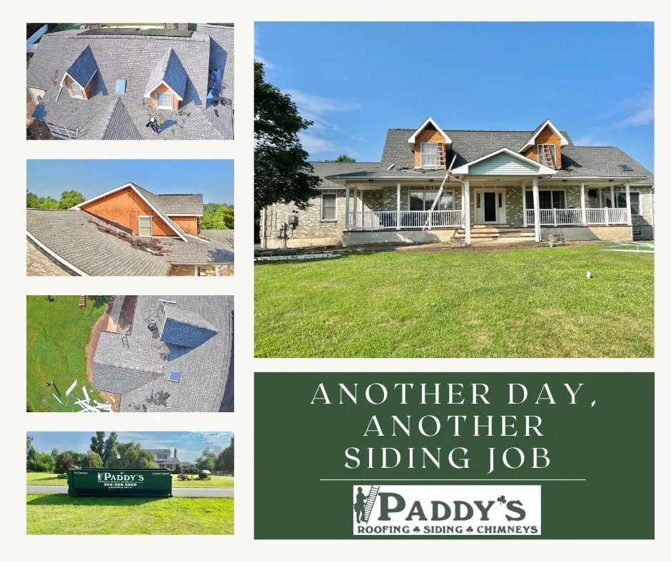 Slide of Paddy's Roofing, Siding, and Chimneys