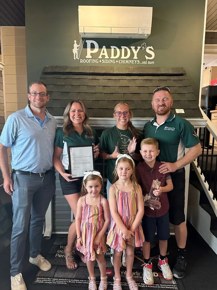 Slide of Paddy's Roofing, Siding, and Chimneys